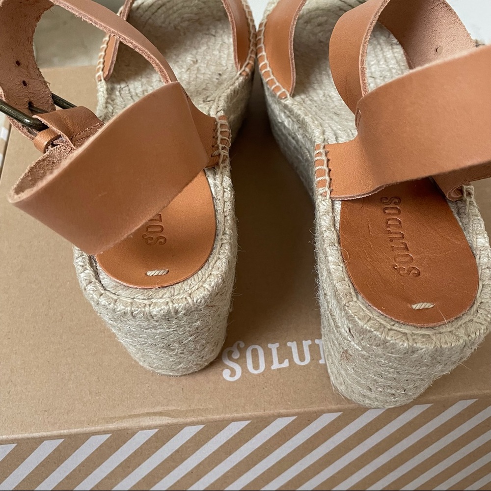 Soludos leather Minorca espadrilles size 8/8.5 women’s NIB - Picture 14 of 16